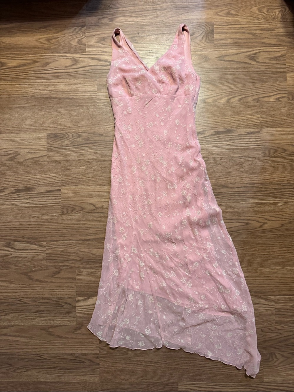 Y2K Ruby Rox Asymmetrical Pink Floral Dress
